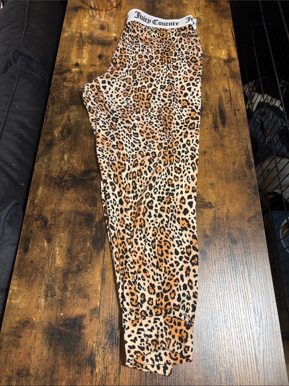 Juicy Couture Leopard Print Sleep pants  - Tan/Black/White